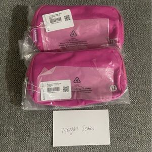 Lululemon Sonic Pink Everywhere Belt Bag